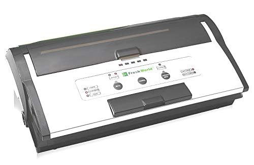 Fresh WorldFW-3150 Commercial Automatic Vacuum Sealer with Built-in Roll  Storage, Cutter with starter Bags and Roll