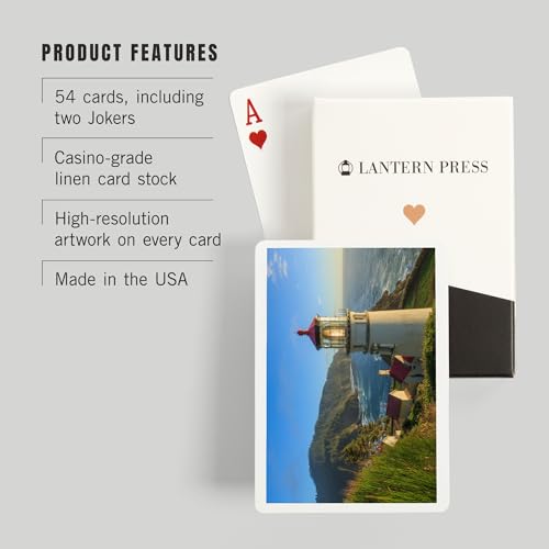 Juego de 52 Cartas de Póker Lantern Press miniatura 3