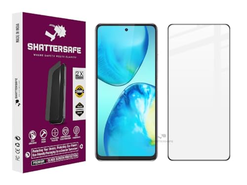 Image of Oleophobic Tempered Glass Screen Protector Compatible For Infinix Hot 10i [Pack of 1]. Edge To Edge Full Screen Protection With Easy Installation Kit & Case Friendly Fit.