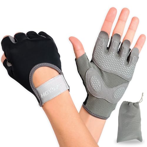 INNOOVEE Guantes Gimnasio Hombre y Mujer, Guantes Gym para Levantamiento de Pesas, Guantes Ciclismo...