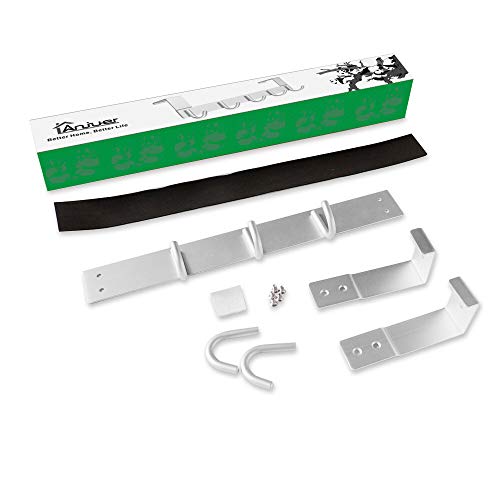 image for Door Hooks Hanger Rack, Anjuer Aluminum Utility Organizer Towel Hooks 