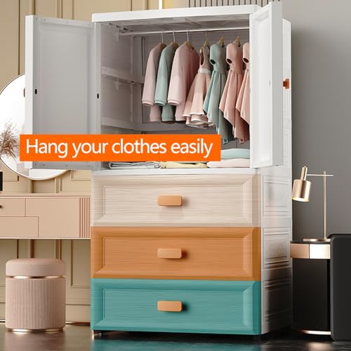 Armoire de placard portable pour optimiser le rangement d'un appartement exigu - 4