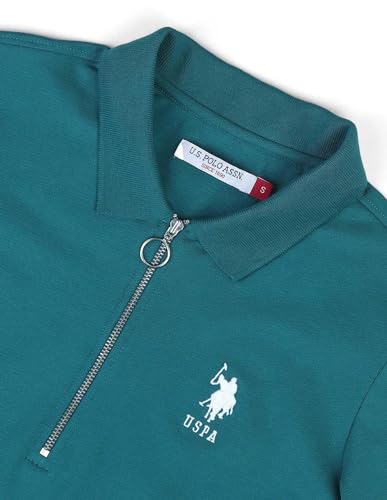 Image of U.S. Polo ASSN. Women's Cotton Regular Fit Solid Polo Shirt