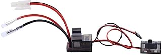 NATEFEMIN 320A Dual-Way 4.8-8.4V Waterproof ESC Brushed Electric Speed Control for RC Car Truck Boat Model No Brake/Crawler Accessory Part