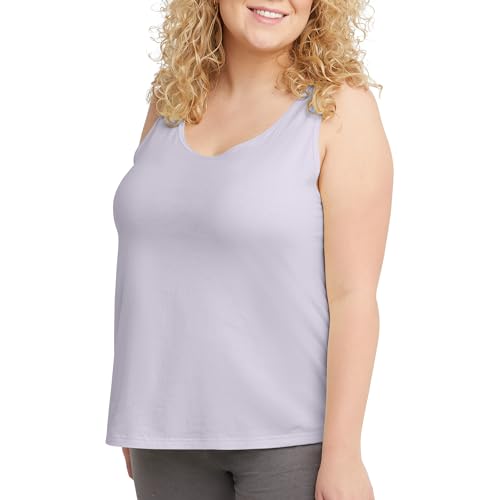 Débardeur coton femme Hanes respirant et coupe ample pour un confort total