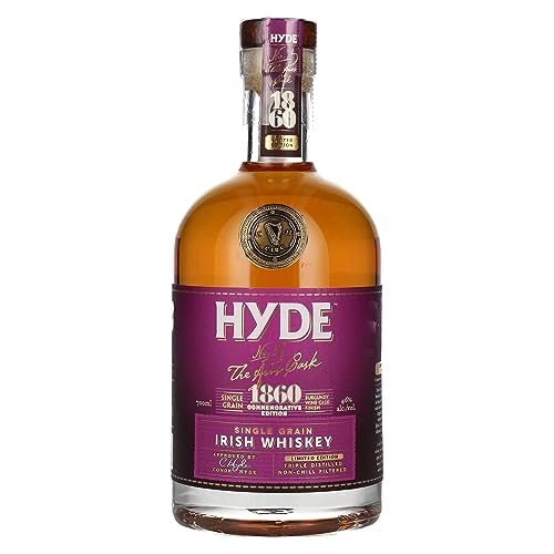 Hyde No. 5 The Aras Cask 1860 Limited Edition Burgundy Cask Finish Whisky (1 x 0.7 l)
