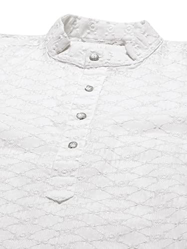 Image of Jompers Men's Embroidered Straight Kurta Pyjama Set.