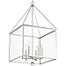 Crystorama WES-9908-PN Weston - 6 Light Lantern, Polished Nickel Finish with Clear Drops Crystal