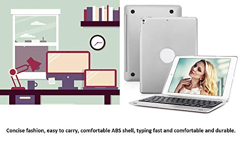 F19B Smart Keyboard Case Flip Cover Wireless BT Substituição da capa do teclado para iPad Air 1 2 5