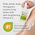 AmLactin Daily Vitamin C Lotion Brightening Body Lotion for Dry Skin - No-Scrub Exfoliator and Moisturizer with 7% Lactic Acid AHA and Vitamin C, 7.9 oz (Packaging May Vary)