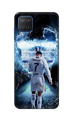 Image of Printed Hard Back Cover Case for Samsung Galaxy M12 Back Cover (Footbal Legend) -702