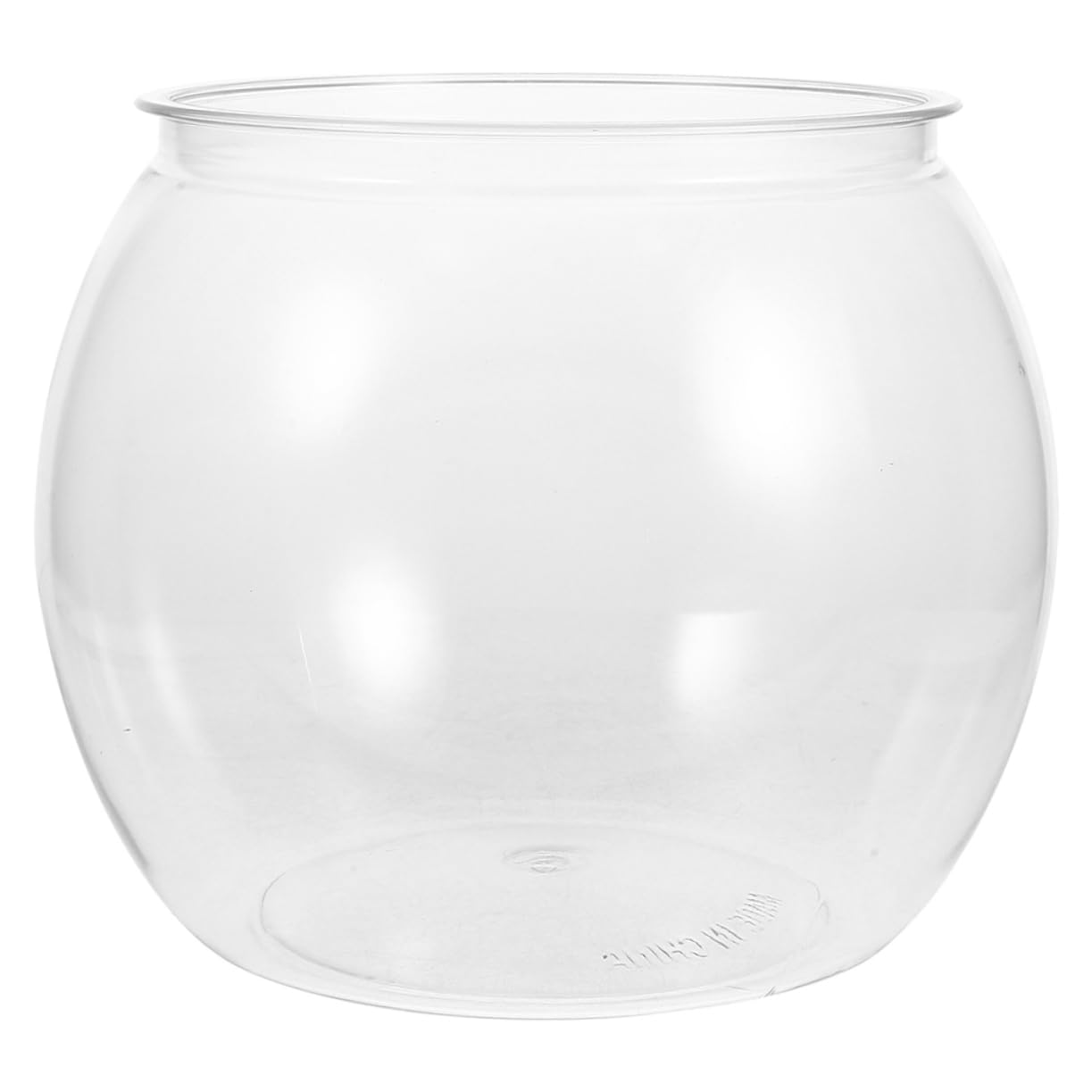 Aquarium transparent rond YARNOW réservoir poissons tortues compact