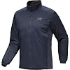 Arc'teryx Atom Jacket Men's | Warm Yet Lightweight Synthetically Insulated Hiking Rain Jacket for Men | Black Sapphire, X-Large