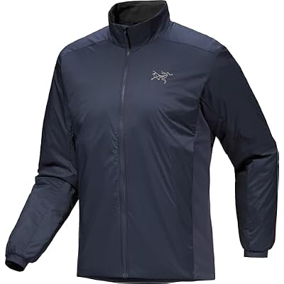 Arc'teryx Atom Jacket Men's | Warm Yet Lightweight Synthetically Insulated Hiking Rain Jacket for Men | Black Sapphire, X-Large