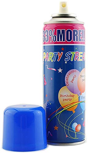 image for BRT Toys 48 Pack Wholesale Lot: Silly Party Crazy String Streamer Spra