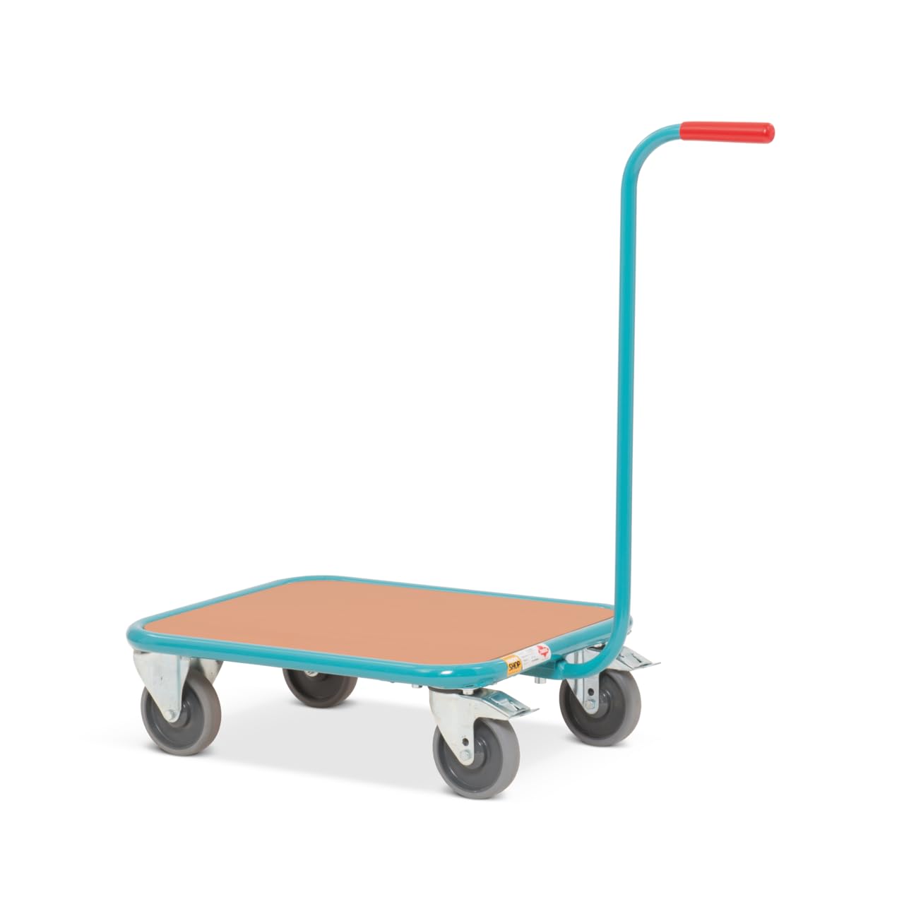 Ameise Griffroller | 250 kg Tragkraft | HxBxT 87,4 x 50 x 60,5 cm | demontierbarer Griff | 4 TPE-Rollen | stabiles Stahlgestell | stoß- und Kratzfest | bodenschonend | Schiebewagen | Transporthilfe