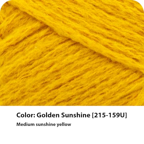 Image of Lion Brand Yarn, Feel Like Butta Velvety Soft Yarn for Knitting, Crochet, and Crafts, Golden Sunshine, 3 Pack, Chenille Like Fiber for Plush Baby Blankets, Amigurumi Toys, and Worsted Weight Sweaters