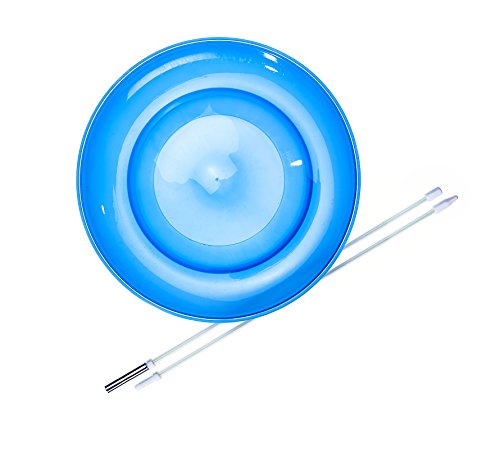 Fehn Eureka 515782 Acrobat Soft Spinning Plate with Hand Stick, Blue