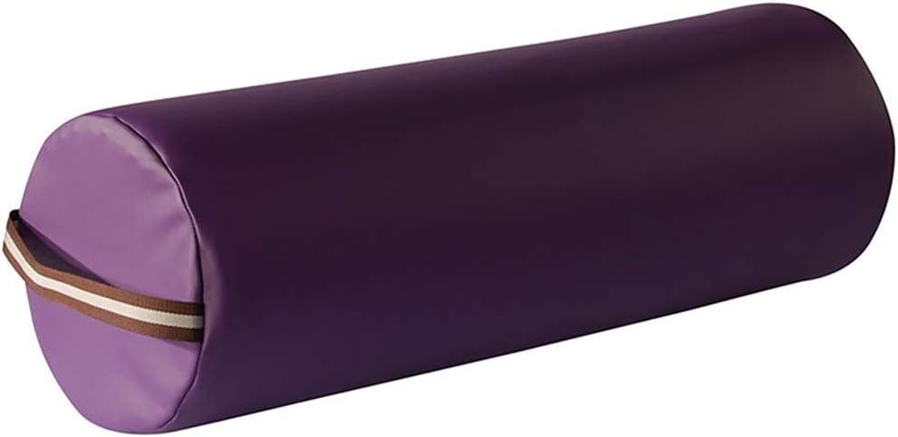 Master Massage Massage Bolster,Pillow Cushion, PU Upholstery, 100% Memory Foam, for Massage/Spa/Beauty/Tattoo/Back Pain Relief, (9" Round, Purple)