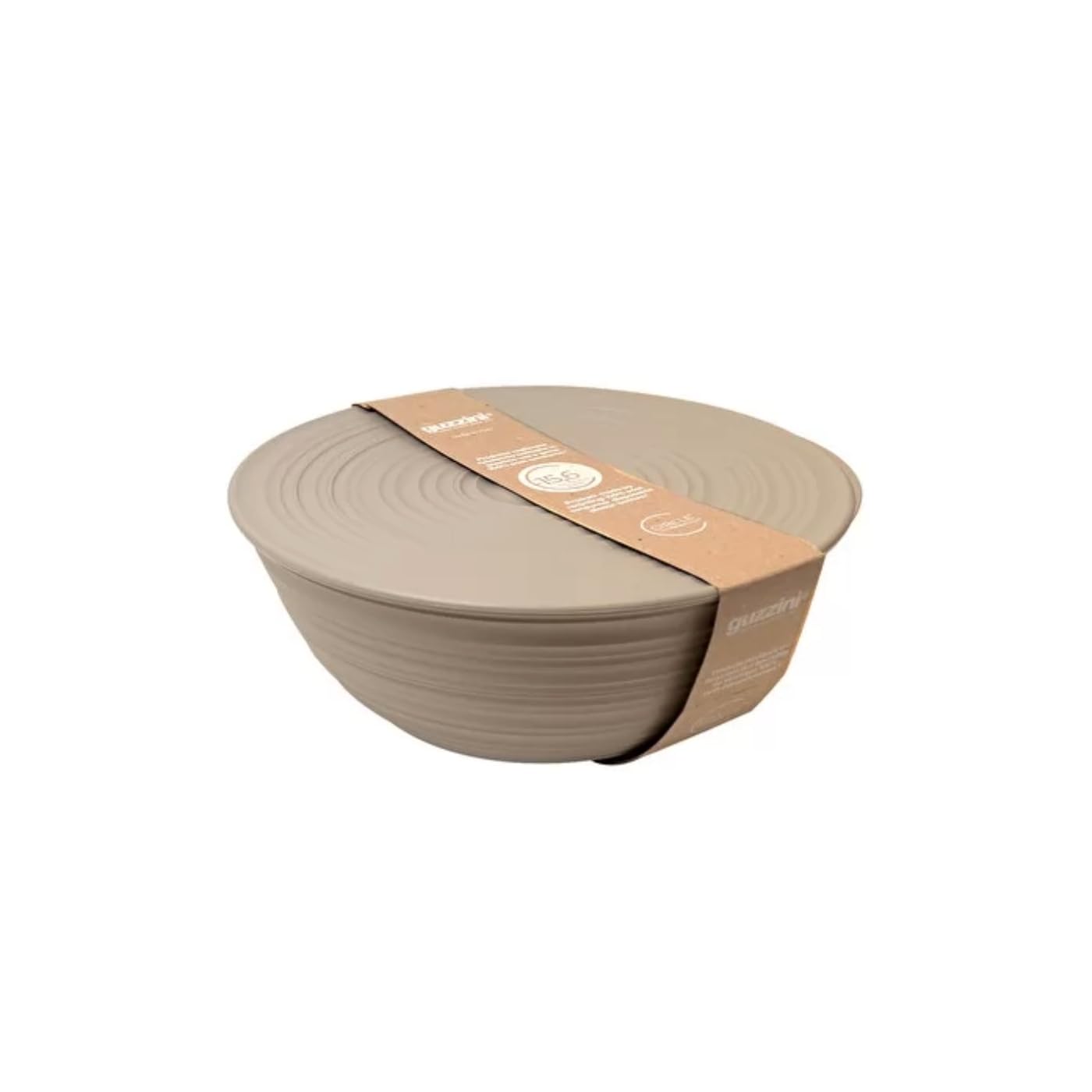 Guzzini 1750 Bowl with lid, Post Consumer Recycled Plastic, 5 liters, Multicolor, XL - Image 2