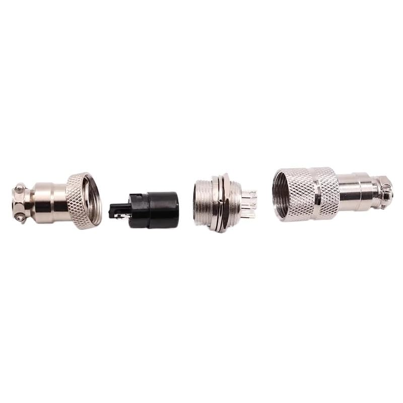 Conector de aviación GX16 macho y hembra 5 piezas 7 pines miniatura 4
