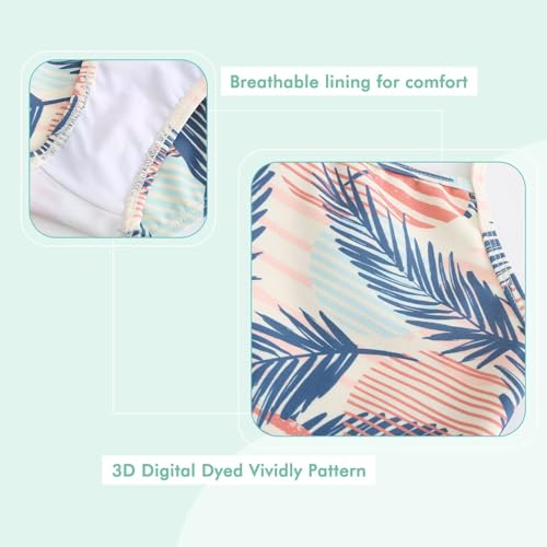 Image of Girls Two Piece Tankini Swimsuits Rainbow Striped Bathing Suit Swim Suit