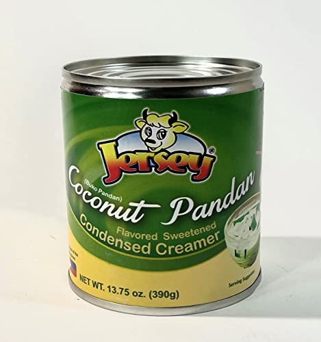 Jersey COCONUT (BUKO) PANDAN Flavored Sweetened Condensed Creamer 13.75 oz