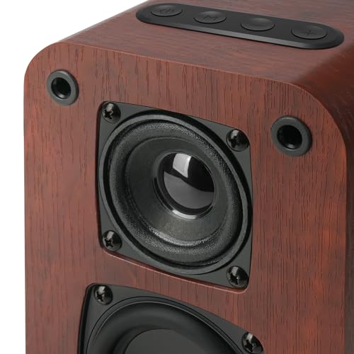 Riowois Powered Bluetooth Bookshelf Speakers, 40W Record Player Speakers With 2.75 Inch Woofer, Stereo Speakers With Optical/Aux/Tv-Arc Connection For Turntable thumb #1