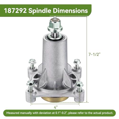 ranwin Spindle Assembly - Dimensions