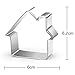 GXHUANG Small Home Sugar Biscuit Cookie Cutter - Stianless Steel (House)