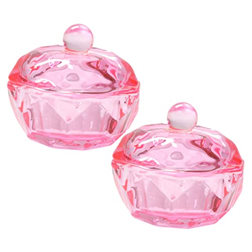 Recipiente de vidrio para monómero de uñas 2 piezas miniatura 1