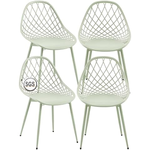buybyroom Lot de 4 chaises de jardin Cover
