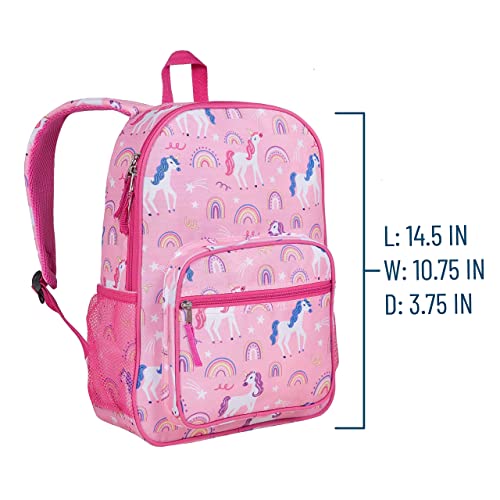 Wildkin Day2Day Kids Backpack Bundle With Lunch Box Bag (Rainbow Unicorns) #TOP5