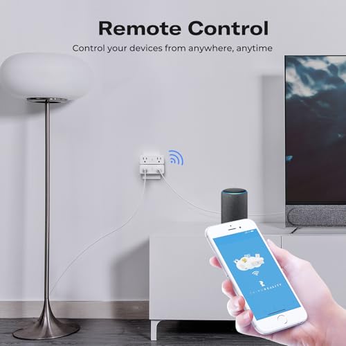 THIRDREALITY Smart Dual Plug 2 Pack, Zigbee 2-in-1 Smart Outlet with Independent Control and Power Monitoring, Zigbee Repeater, Compatible with Home Assistant(ZHA/Z2M), SmartThings, Homey, Hubitat
