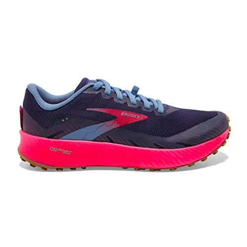 Brooks Brooks Catamount Women's Trail Running Shoe - Deep Cobalt/Diva Pink/Oyster Mushroom - 10.5