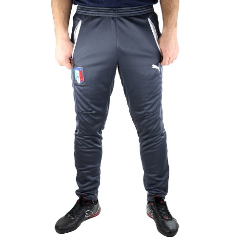 PUMA Men's FIGC Italia Coach Pants, Peacoat, X-Large