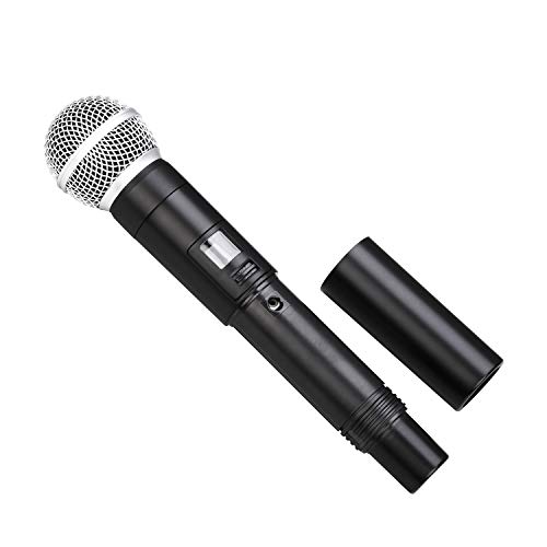 Microcking B081NHGTVQ Wireless Microphone System Dynamic Handheld Microphones,150 Ft Operating Range,16 Hours Continuous Use,Ideal thumb #1