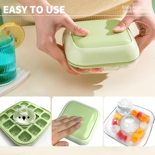 Molde para cubos de hielo de silicona 2 unidades miniatura 4