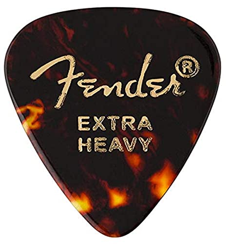 Fender® »351 SHAPE CLASSIC PICKS« Médiators en Celluloïd – Forme: 351 – Pack de 12 – Épaisseur: X-Heavy – Couleur… - Les Beatles, Paul McCartney, John Lennon, RIngo Starr, George Harrison Fender® »351 SHAPE CLASSIC PICKS« Médiators en Celluloïd - Forme: 351 - Pack de 12 - Épaisseur: X-Heavy - Couleur…