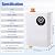 Spalivivre Tankless Water Heater Electric 110V 3000W, Space-Saving Instant Hot Water Heater Under Sink with Digital Display, Portable Mini Electric Water Heater for Kitchen Bathroom RVs