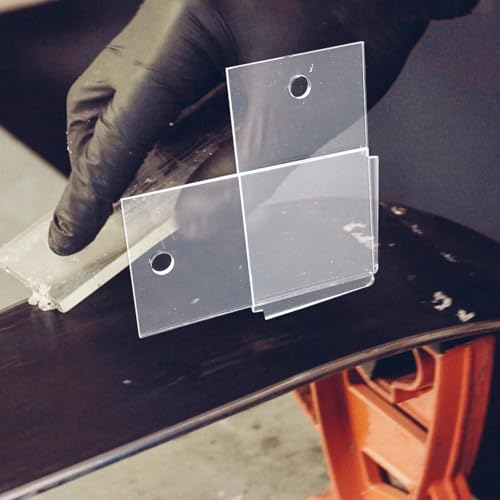 ORFOFE Raspador de Cera para Snowboard 2 Piezas Acero Inoxidable Transparente Herramienta para Quitar Cera y Mantenimiento de Tablas de Esquí, Accesorio Esencial para Deportes de - imagen 5