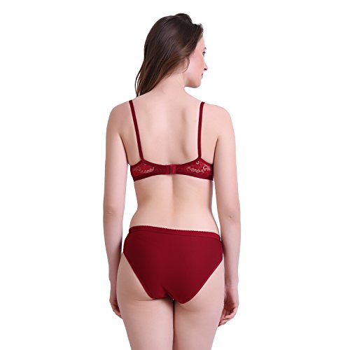 Image of Earmark Lingerie Sets Maroon Colour Pack of 1