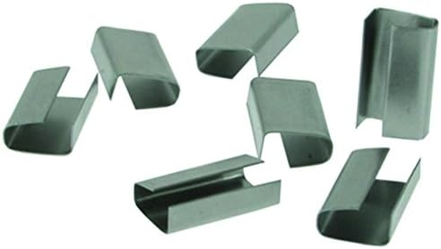 1000 x 12mm Metal Hand Pallet Strapping Banding Seal Clips