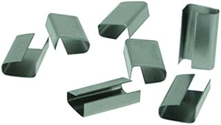 1000 x 12mm Metal Hand Pallet Strapping Banding Seal Clips