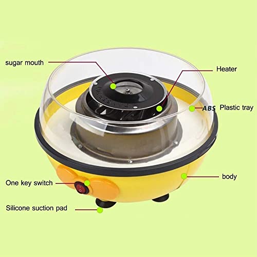 Zuckerwatte-Maschinen-Hersteller Hartzucker Zucker Zuckerwatte-Maschine Marshmallow-Hersteller Hausgemachte Süßigkeiten… – Bild 3