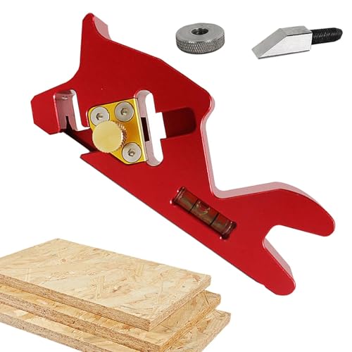 Tuxxjzm Cepilladora para biselar carpintería, cepillo manual con borde biselado de 45° – Herramienta manual para recorte a 45° | Dispositivo para cepilladora de bloque ajustable de carpintero para