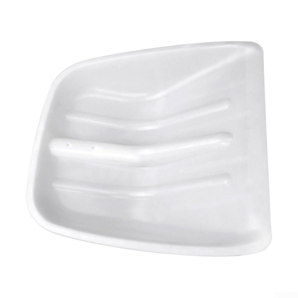 Pala da neve in plastica ispessita, pala da neve in plastica temprata, per uso domestico, giardino, rimozione della neve, maneggiare cereali, lavori agricoli (verde)