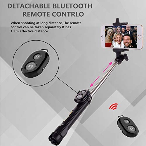 Trépied selfie Bluetooth 4.0 portable avec télécommande à distance pour smartphone Android iOS - 7