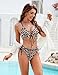 Blooming Jelly Womens Bikini Sets Summer Sexy Bathing Suit Criss Cross 2 Piece Swimsuits 2026 (Large, Leopard)