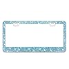 Bling License Plate Frame for Women, 1PCS Sparkly License Plate Frames| Over 1200 pcs 14 Facets Bedazzled Clear Glass Diamond Rhinestone Crystals w/Free Glitter Diamond Box (Blue) #1